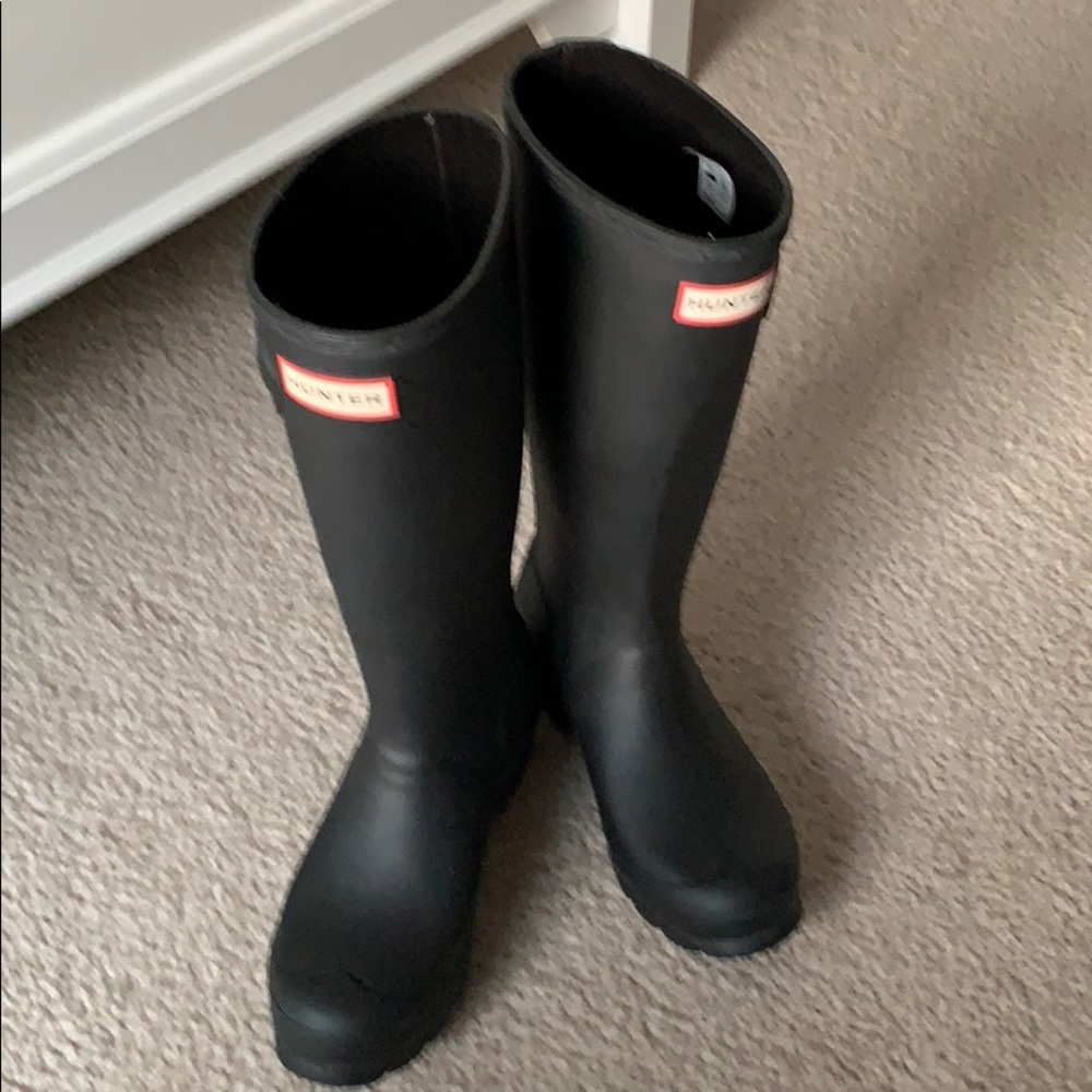 Hunter boots black